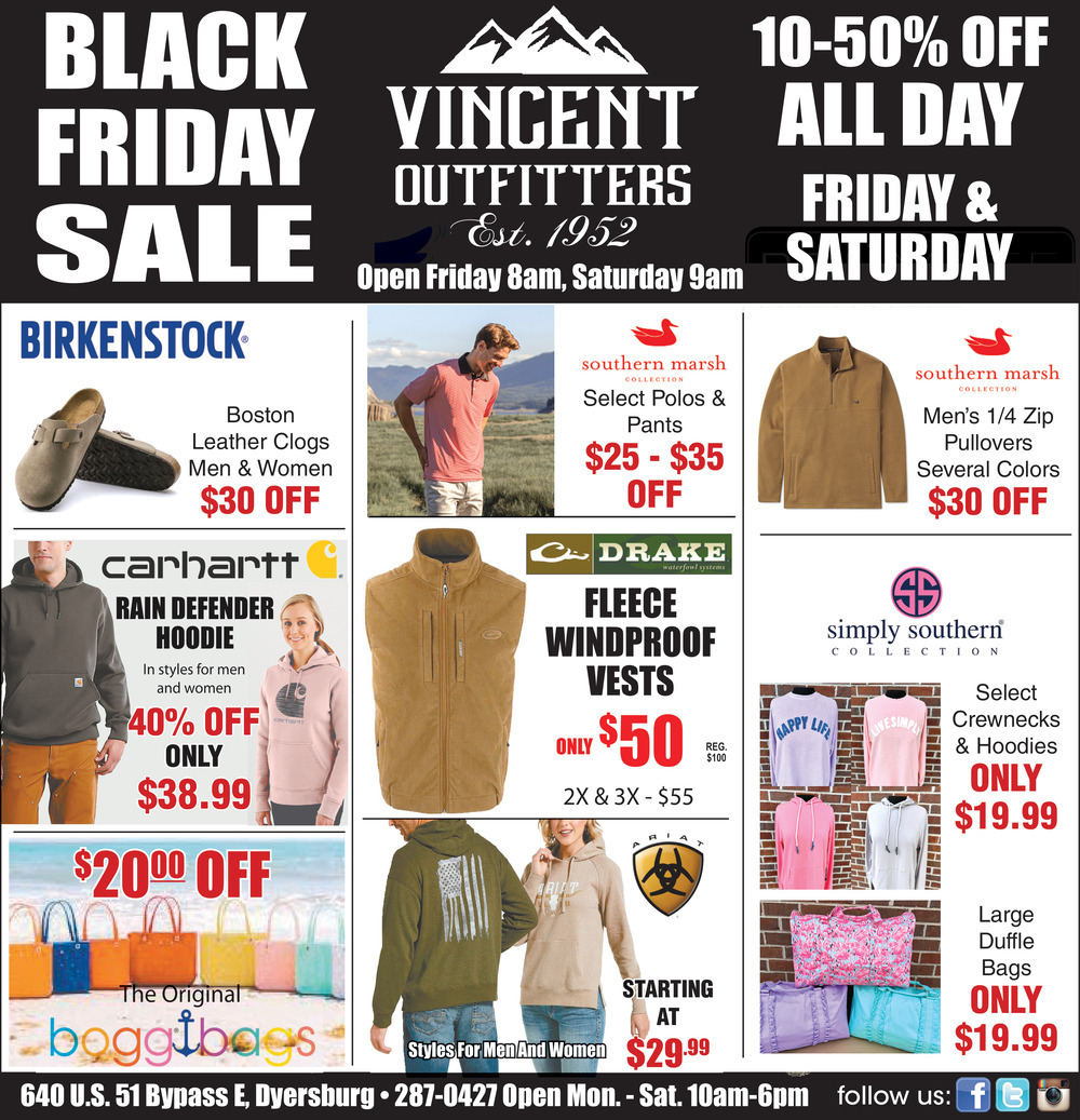 Vincent Outfitters- Dyersburg